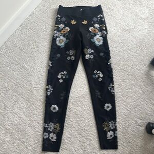 Ultracor Black Floral Leggings